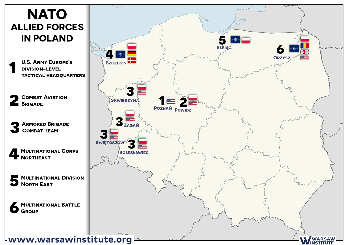 U S Permanent Military Base In Poland Favorable Solution For The NATO   NATO ALLIED FORCES IN POLAND US PERMANENT MILITARY BASE IN POLAND WARSAW INSTITUTE SPECIAL REPORT 