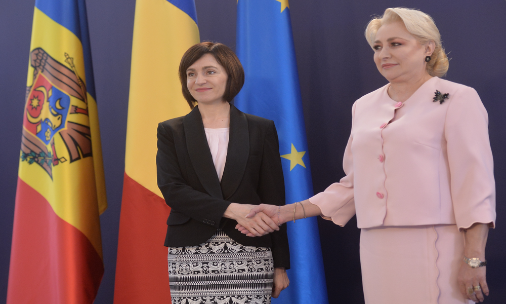 Romania as the first destination of the Moldovan PM