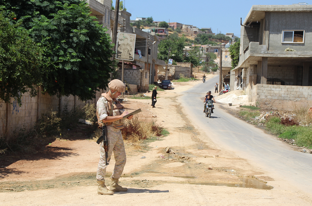 Rosjanie na granicy Turcji z Syrią