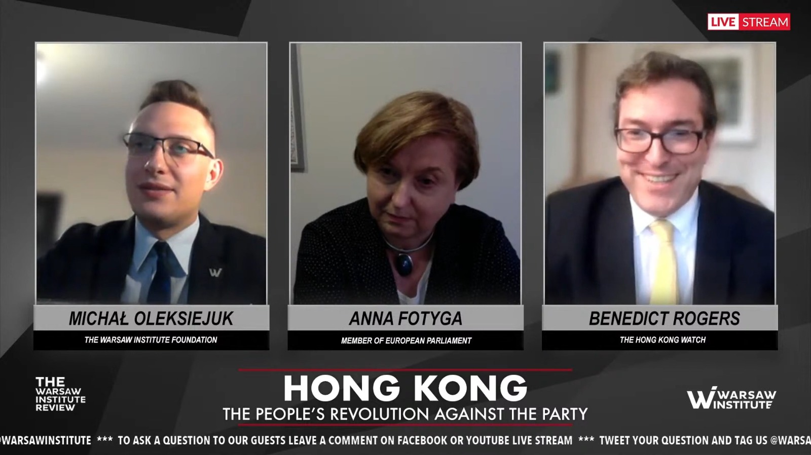 Summary: Hong Kong – the people’s revolution against the Party