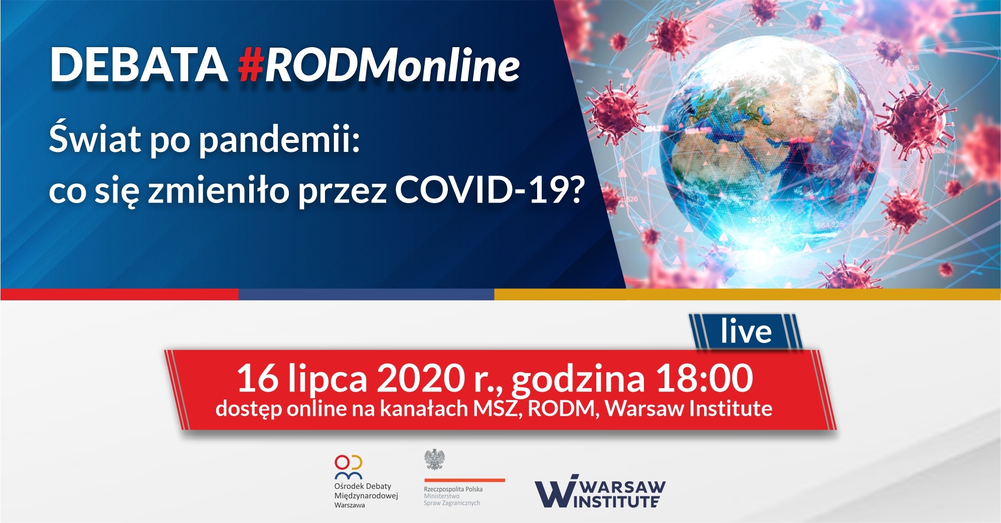 #RODMonline – Świat po pandemii: co się zmieniło przez COVID – 19?
