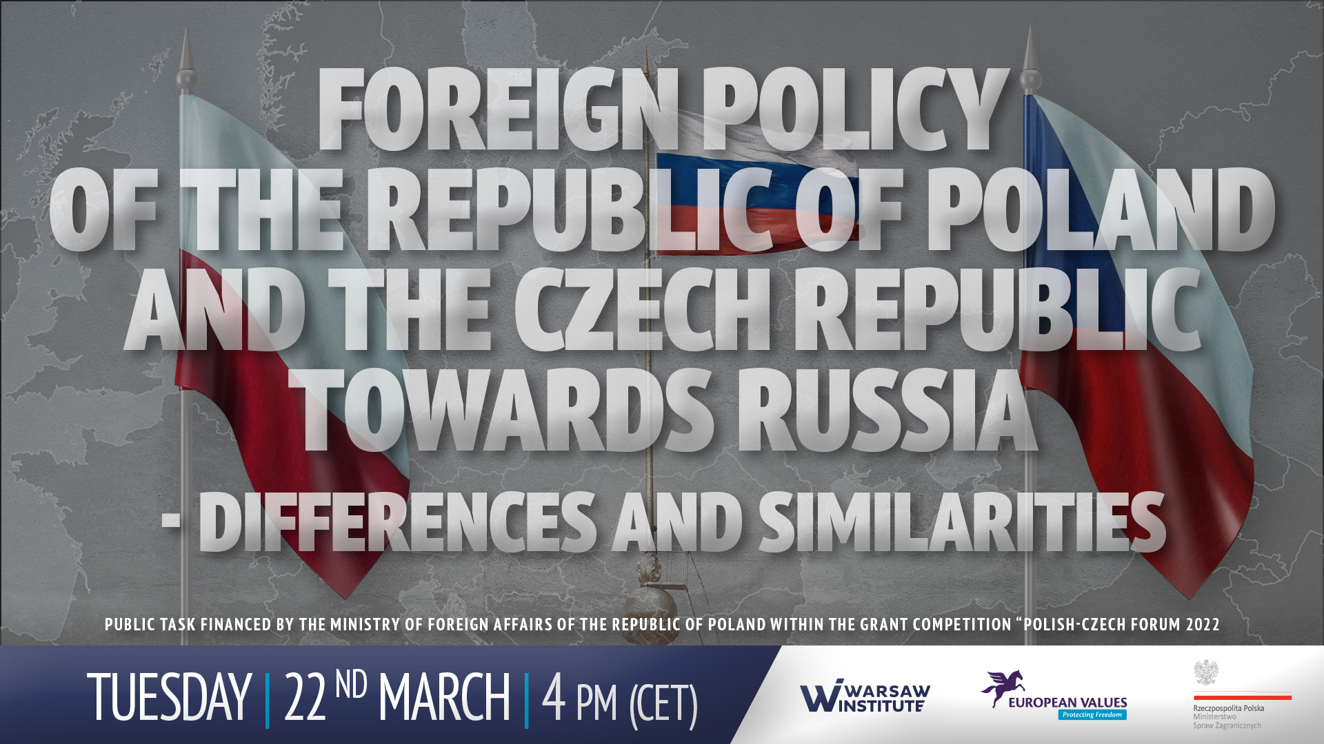 „The Foreign Policy of the Republic of Poland and the Czech Republic towards Russia” – key proposals