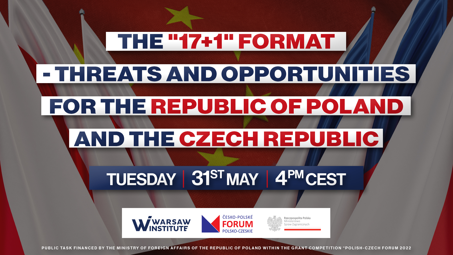 The “17+1” format – threats and opportunities for the Republic of Poland and the Czech Republic