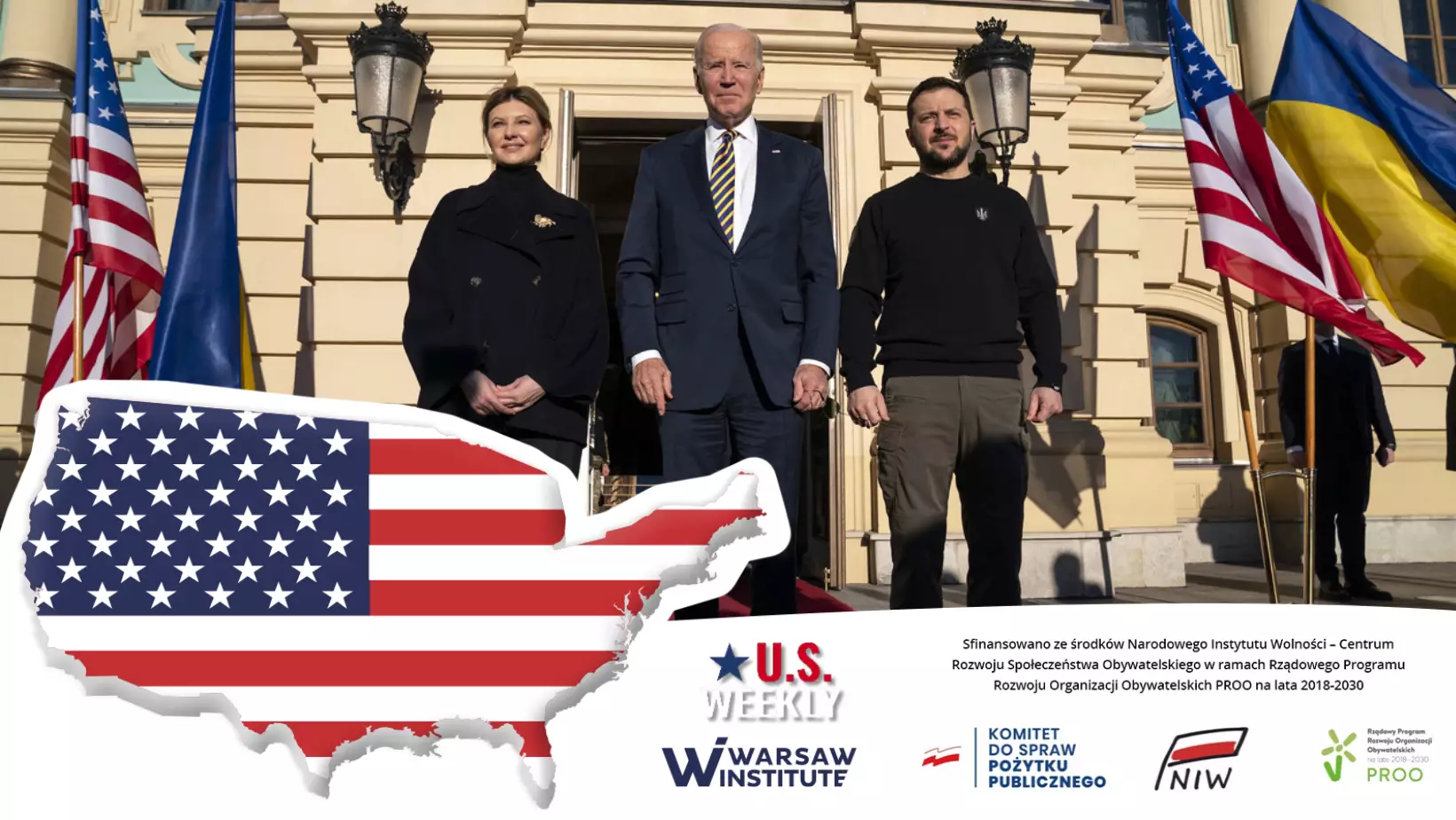 Waszyngton solidarny z Kijowem rok po rosyjskiej inwazji